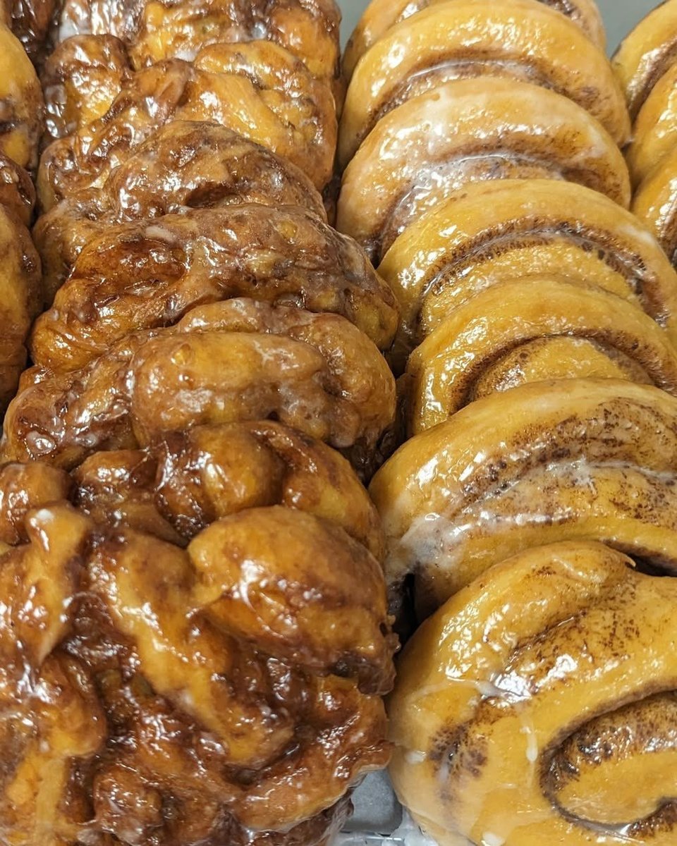 Bear claw and cinnamon roll